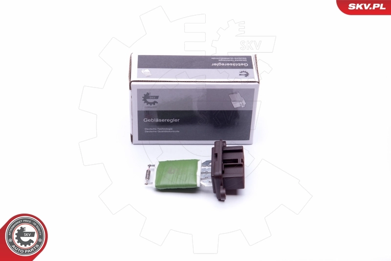Resistor, interior blower
